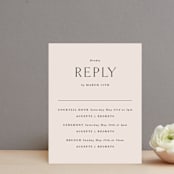 "Halcyon" - Multi-Event RSVP Cards in Dove by Olivia Kanaley Inman - Front