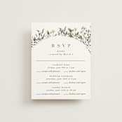 "Forever in Love" - Multi-Event RSVP Cards in Ivy by Hannah Williams - Front