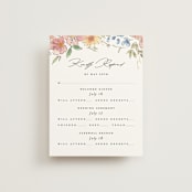 "Floral Pop" - Multi-Event RSVP Cards in Tropical by Itsy Belle Studio - Front