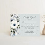 "Nantucket Romance" - Multi-Event RSVP Cards in Marine by Chris Griffith - Front