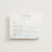 "At Sea" - Multi-Event RSVP Cards in Sky by Nicoletta Savod - Front