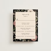 "Peonies & Sage" - Multi-Event RSVP Cards in Fawn by Susan Moyal - Front