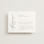 "Flip" - Multi-Event RSVP Cards in Forest by Kelly Schmidt - Front