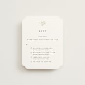 "Sense and Sensibility" - Multi-Event RSVP Cards in Cloud by Design Lotus - Front