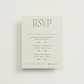 "Hayes" - Multi-Event RSVP Cards in Forest by Blustery August - Front