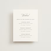 "From This Moment On" - Multi-Event RSVP Cards in Classique by Design Lotus - Front