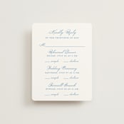 "Royalty" - Multi-Event RSVP Cards in Capri by Creo Study - Front