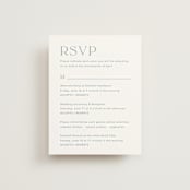 "Leighton" - Multi-Event RSVP Cards in Lakeshore Blue by Jennifer Postorino - Front
