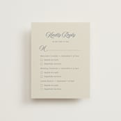 "Ritzy" - Multi-Event RSVP Cards in French Blue by Nicoletta Savod - Front
