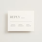 "tomorrows" - Multi-Event RSVP Cards in Ink by Lori Wemple - Front
