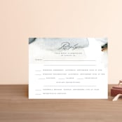 "Grand Escape" - Multi-Event RSVP Cards in Stone by Petra Kern - Front