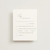 "Storybook" - Multi-Event RSVP Cards in Ink by Jennifer Postorino - Front