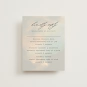 "Daybreak" - Multi-Event RSVP Cards in Dove by Olivia Kanaley Inman - Front