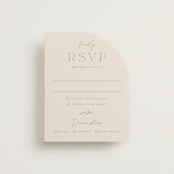 "Soft Arch" - RSVP Cards in Sage by Erica Krystek - Front