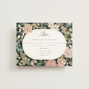 "Garden at Blue Hill" - RSVP Cards in Meadow by Jennifer Wick - Front