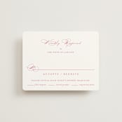 "Everlasting" - RSVP Cards in Carnation by Jennifer Postorino - Front