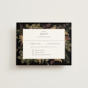 "Falling In Love" - RSVP Cards in Harvest by Susan Moyal - Front