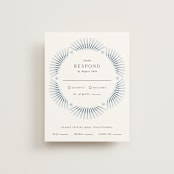 "AKARI" - RSVP Cards in Wave by Melanie Kosuge - Front