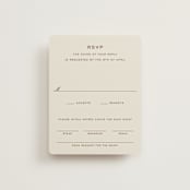 "Campania" - RSVP Cards in Limone by Megan Davis - Front