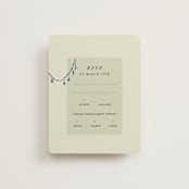 "Chinoiserie" - RSVP Cards in Nouvelle by Sumak Studio - Front