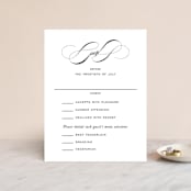 "Enamored" - RSVP Cards in Obsidian by Kimberly FitzSimons - Front