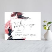 "living coral" - RSVP Cards in Coral by Phrosné Barwood - Front