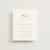 "Pearl" - RSVP Cards in Chantilly by Jessica Williams - Front