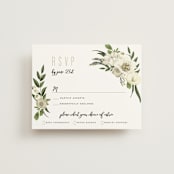 "jewel" - RSVP Cards in Onyx by Susan Moyal - Front