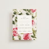 "Wild Roses" - RSVP Cards in Bush by Sumak Studio - Front