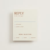 "stripes" - RSVP Cards in Wave by Kelly Watkins - Front