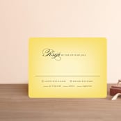 "Big City - Los Angeles" - RSVP Cards in Lemondrop by Hooray Creative - Front