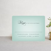 "Big City - Chicago" - RSVP Cards in Mint Green by Hooray Creative - Front