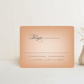 "Big City - Atlanta" - RSVP Cards in Georgia Peach by Hooray Creative - Front