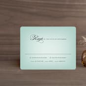 "Big City - Washington DC" - RSVP Cards in Mint Green by Hooray Creative - Front