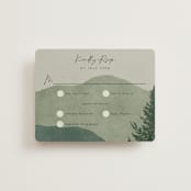 "The Forest" - RSVP Cards in Jade by Elly - Front