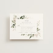 "Grace" - RSVP Cards in Porcelain by Leah Bisch - Front