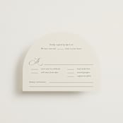 "Unity" - RSVP Cards in Porcelain by Jennifer Postorino - Front