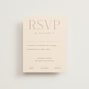"Moment" - RSVP Cards in Rose by Erin German - Front