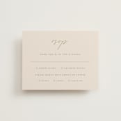 "Everlasting Love" - RSVP Cards in Linen by Brandy Folse - Front