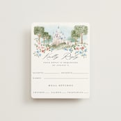 "Disney's Once Upon In a Dream" - RSVP Cards in Spring by Petra Kern - Front