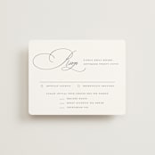 "scamorza" - RSVP Cards in Pearl by chocomocacino - Front