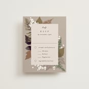 "Autumnal" - RSVP Cards in Natural by Alethea and Ruth - Front
