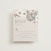 "Illuminated Storybook" - RSVP Cards in Linen by Alethea and Ruth - Front