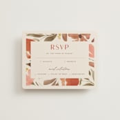 "Giardino" - RSVP Cards in Saffron by Vera Lim - Front