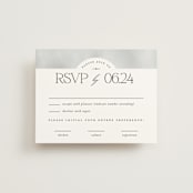 "Panoramic" - RSVP Cards in Cloud by Heather Schertzer - Front