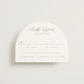 "Avalon" - RSVP Cards in Chiffon by Everett Paper Goods - Front