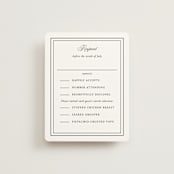 "Story Line" - RSVP Cards in Snow by Kimberly FitzSimons - Front