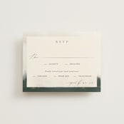 "Lakefront" - RSVP Cards in Natural by Robert and Stella - Front