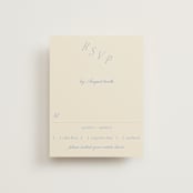 "Luxe" - RSVP Cards in Ocean by Baumbirdy - Front