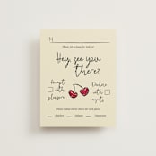 "Modern Love" - RSVP Cards in Champagne by Helena Vitto - Front